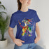 Rainbow Belly Dancer in Motion - Short Sleeve Tee